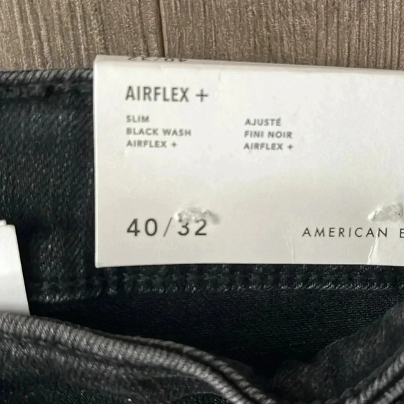 COPY - [40*32] American Eagle Airflex+ Slim Men Black  Jeans - Picture 3 of 4